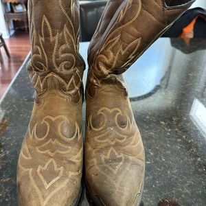 Men western boots.